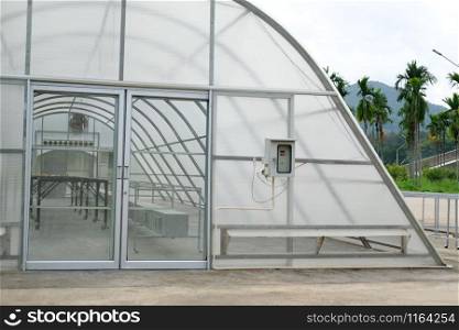 sun solar dryer greenhouse for drying food ingredient by sunlight.