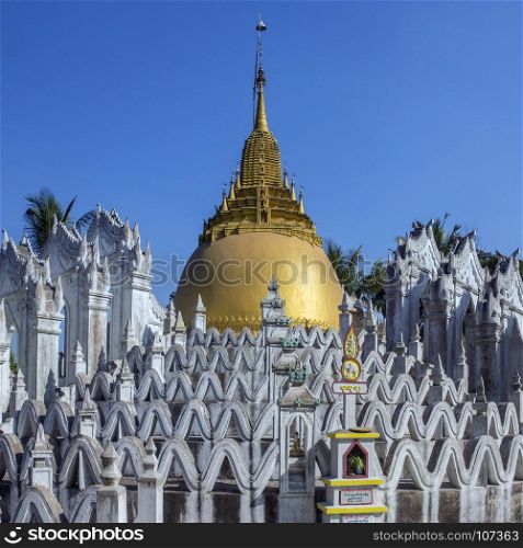 Sunamuni Buddhist Temple near Bago in Myanmar (Burma).