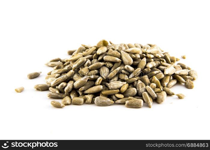 Sunflower seed isolated on white background photo. Beautiful picture, background, wallpaper