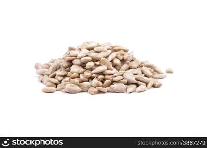 Sunflower seeds at plate