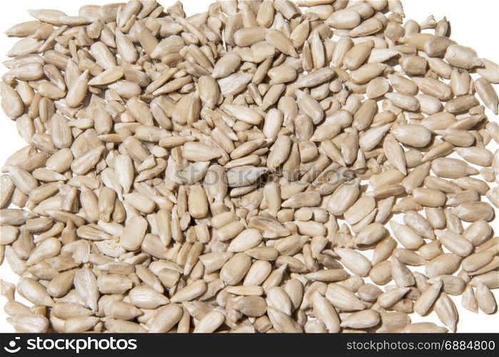 sunflower seeds peeled background photo. Beautiful picture, background, wallpaper