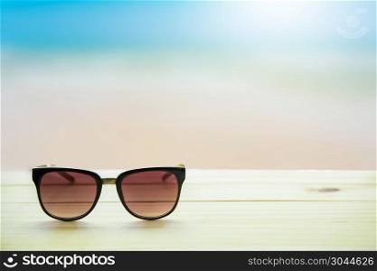 Sunglasses On the table
