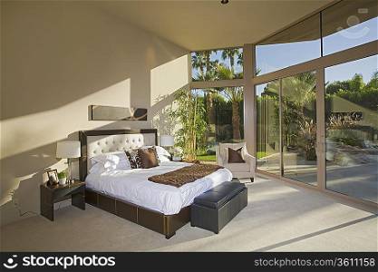 Sunlit Palm Springs bedroom