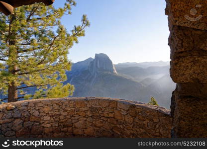 Sunrise at Half Dome in Yosemite National Park