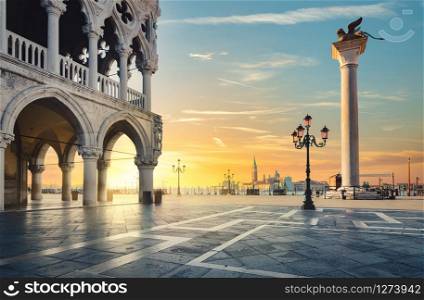 Sunrise at San Marco in Venice, Italy