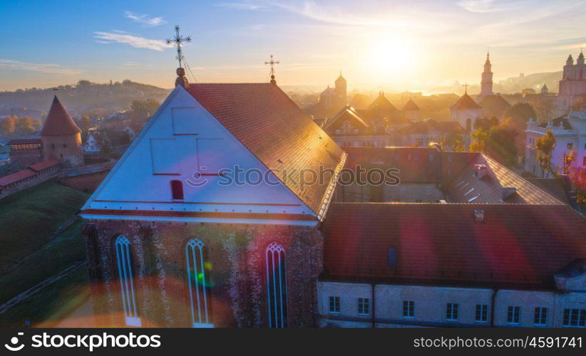 sunrise over city.. sunrise over city. morning landscape