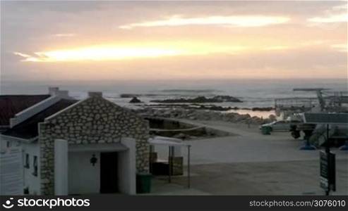 Sunrise over the coast of South Africa