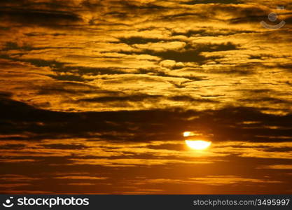 sunrise sky close up nature background