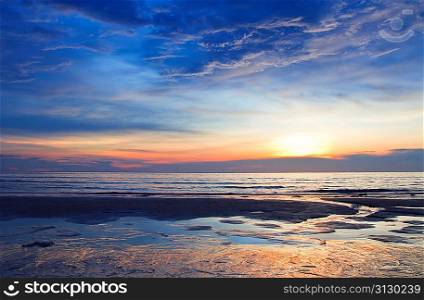 Sunset at Karon beach, Phuket, Thailand