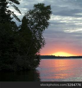 Sunset at Lake of the Woods, Ontario