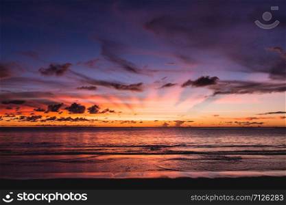 Sunset at Ngapali Beach
