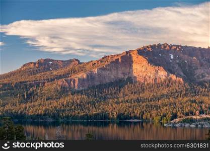 Sunset at Silver Lake - California, USA