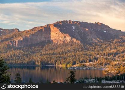 Sunset at Silver Lake - California, USA