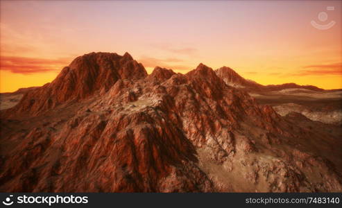 Sunset at the Rocky Valley