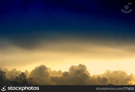 Sunset clouds in the sky background hd. Sunset clouds in the sky background