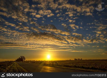 Sunset in Mar del Plata , Argentina