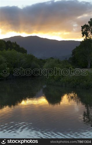 Sunset in Queensland,Australia