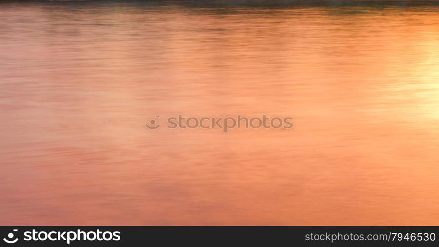 Sunset on the ocean.