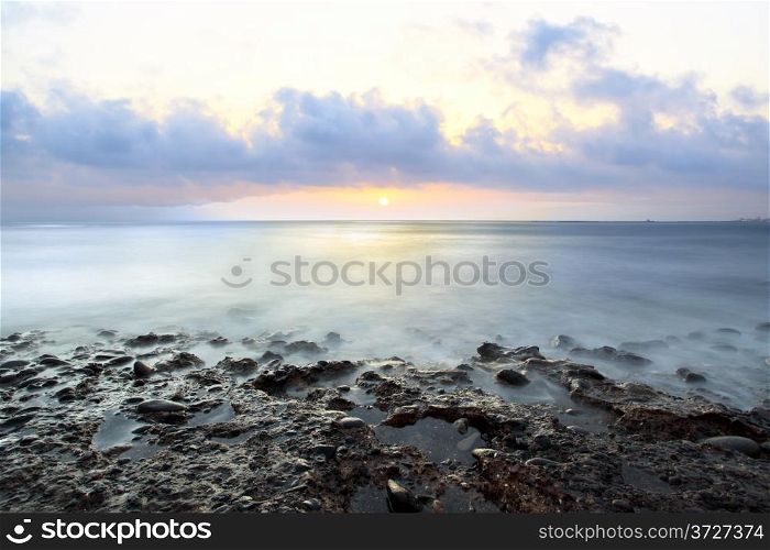 Sunset over sea, Tenerife