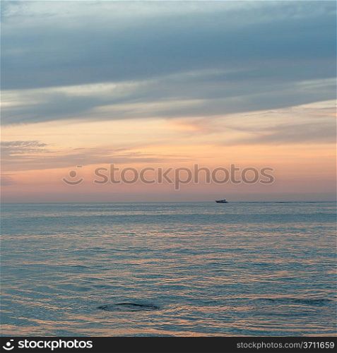 Sunset over the sea, Sayulita, Nayarit, Mexico
