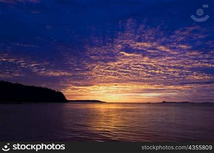 Sunset over the sea, Sulawesi, Indonesia