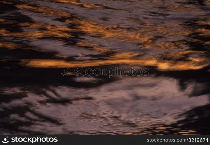 Sunset Reflecting on Water