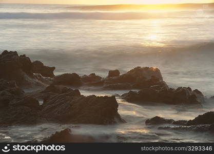 Sunset seascape in San Jose Costa Rica