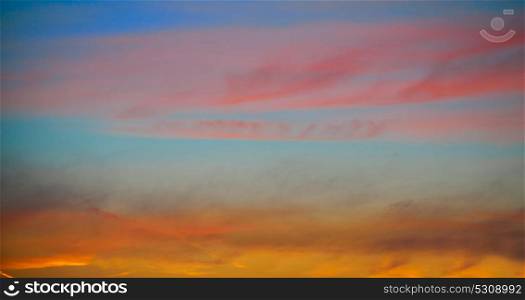 sunset sky clouds in red orange background