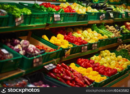 supermarket vegetable store food grocery background