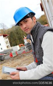 Supervisor on construction site