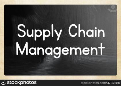 supply chain management concept