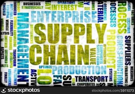Supply Chain Management. Supply Chain Management Background as Design Art