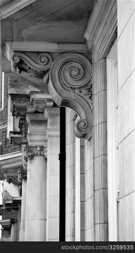 Supporting architectural detail.