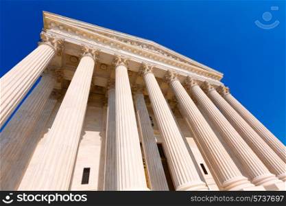 Supreme Court of United states building in Washington DC
