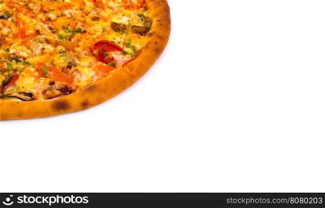 Supreme Pizza on white&#xA;&#xA;