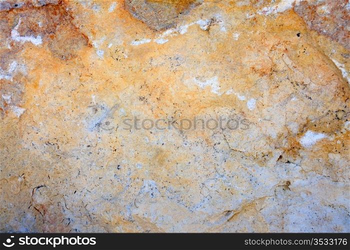 surface of the multi-colored limestone. texture close-up