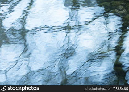 Surface of the water