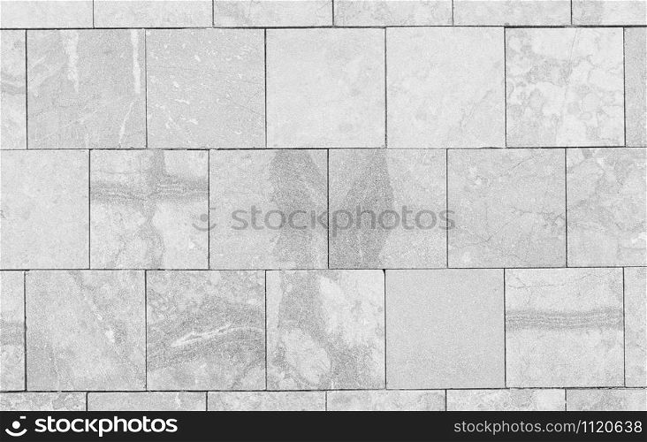 Surface of Vintage white marble brick wall background for design in your work Texture backdrop concept.