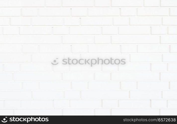 surface of white brick wall background. brick wall background