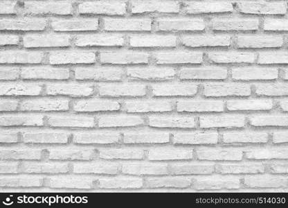 Surface of white brick wall Texture background for design in your work backdrop.