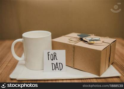 surface with father s day gift mug. Resolution and high quality beautiful photo. surface with father s day gift mug. High quality and resolution beautiful photo concept