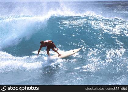 Surfer on Wave