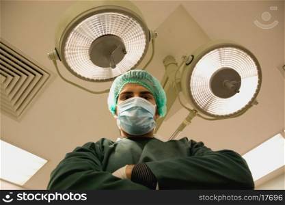Surgeon in the operation theatre