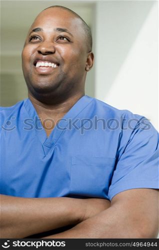 Surgeon smiling