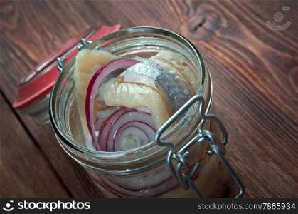 Sursild - Pickled herring a delicacy in Europe, and has become a part of Baltic, Nordic, Dutch