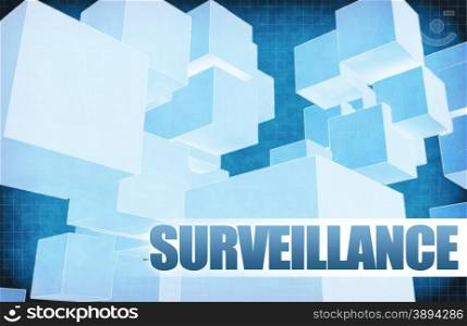 Surveillance on Futuristic Abstract for Presentation Slide. Surveillance on Futuristic Abstract