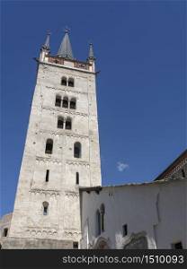 Susa, Turin, Piedmont, Italy: medieval cathedral of San Giusto