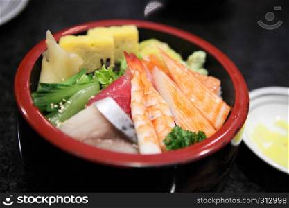 Sushi on rice