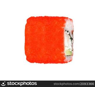 sushi rolls isolated
