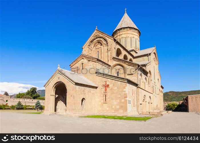 Svetitskhoveli Cathedral is a Georgian Orthodox cathedral located in Mtskheta, 20km northwest of the capital of Tbilisi, Georgia